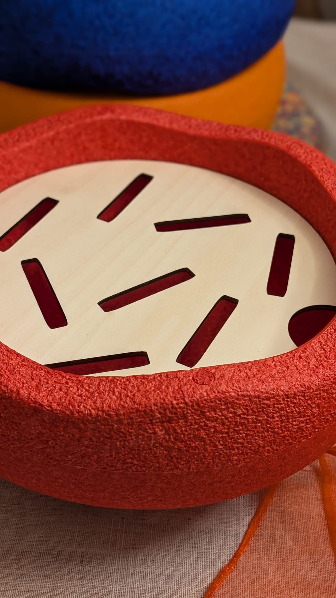 Entdeckerplatte „Längliche Steckplatte“ für Stapelsteine Ø 21 cm